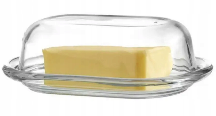 

Maselniczka Szklana Z Przykryciem Maselnica Szkło