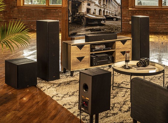 KLIPSCH R-820F REFERENCE KOLUMNY PODŁOGOWE 150W GŁOŚNIKI DO KINA CZARNE Kolor czarny