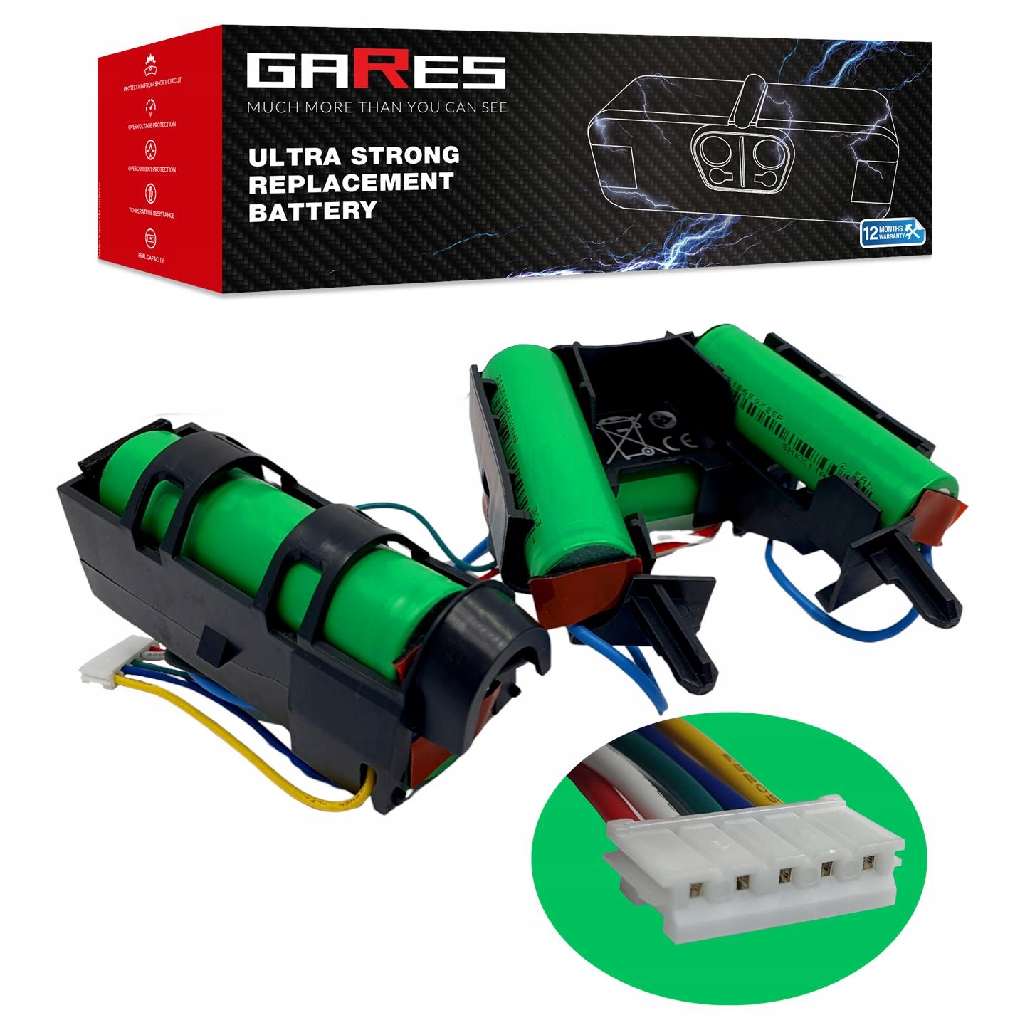 Akumulátor Gares pro Electrolux ERGO13 ZB3013 ZB3012 ZB3020S 18V 2,5Ah