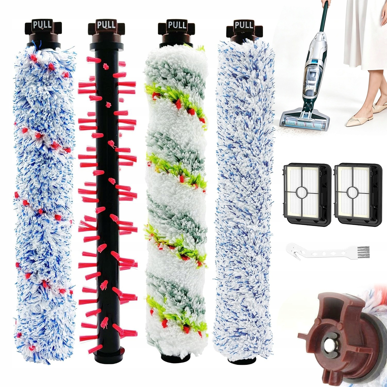 Sada Příslušenství K Kartáči, Filtr Pro Bissell Crosswave C3 Pro 2225N 2582