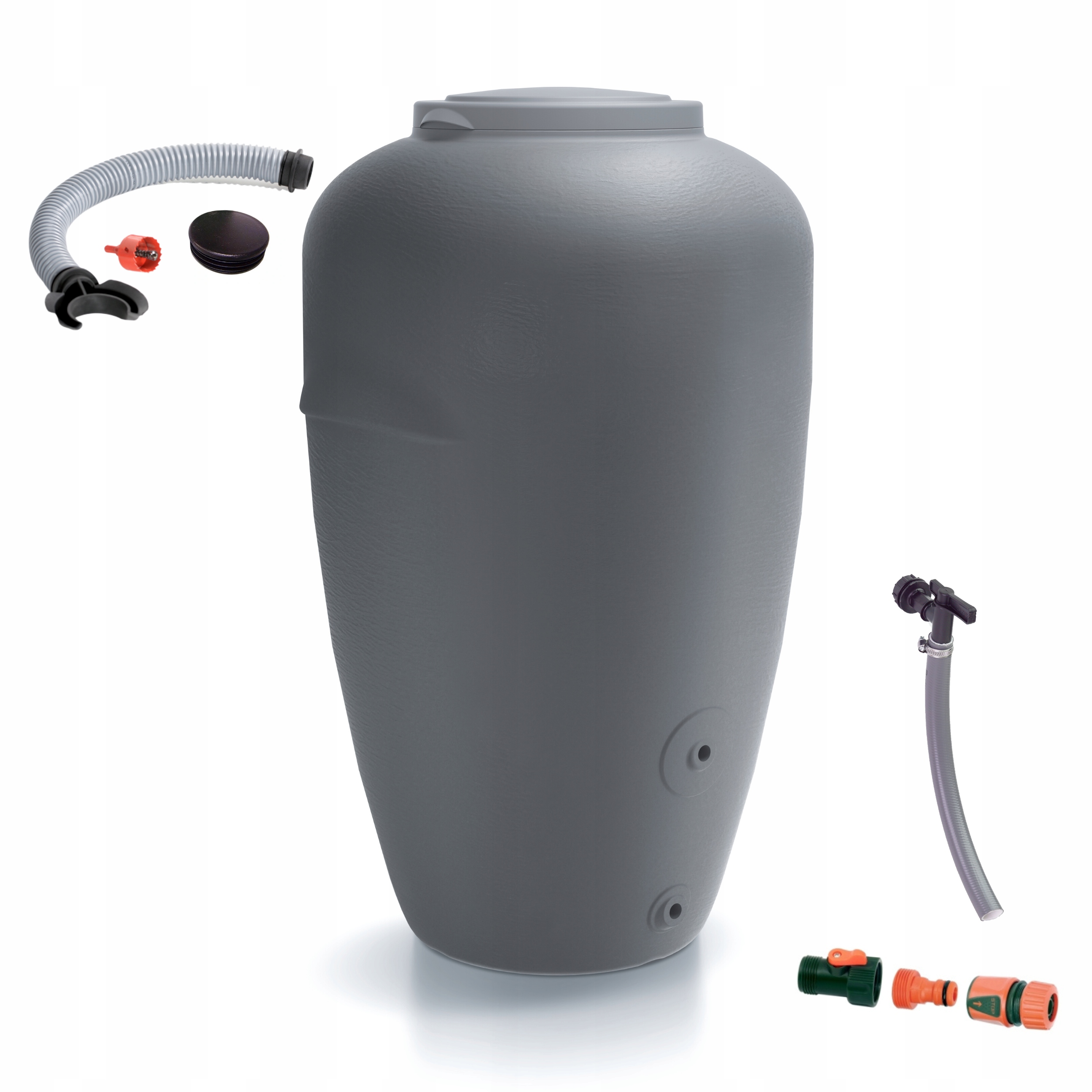 

Zbiornik Aquacan 440 l, przyłącza, beczka na wodę