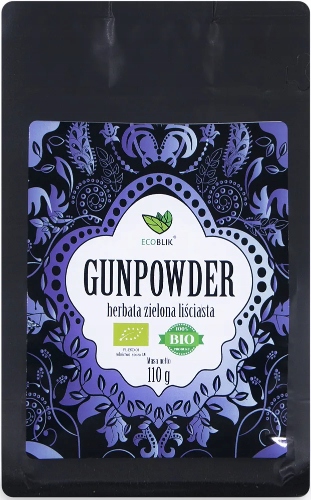 Levně Čaj zelený listový Gunpowder Bio 110 g EcoBlik