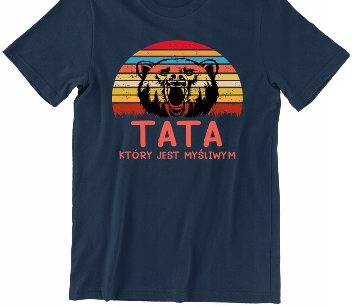 T-SHIRT KOSZULKA MĘSKA PREZENT TATA MYŚLIWY EAN (GTIN) 5904933599547