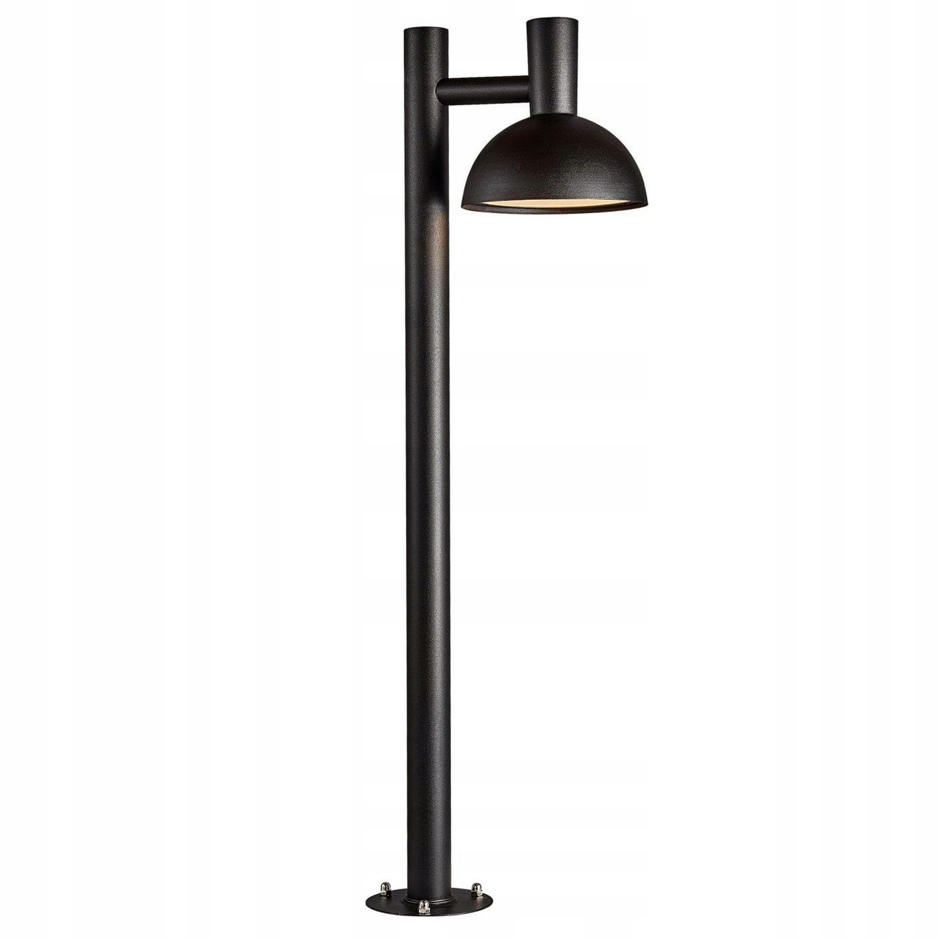Záhradný stĺpik Arki 100 čierny 1xE27 20W max Metal Nordlux