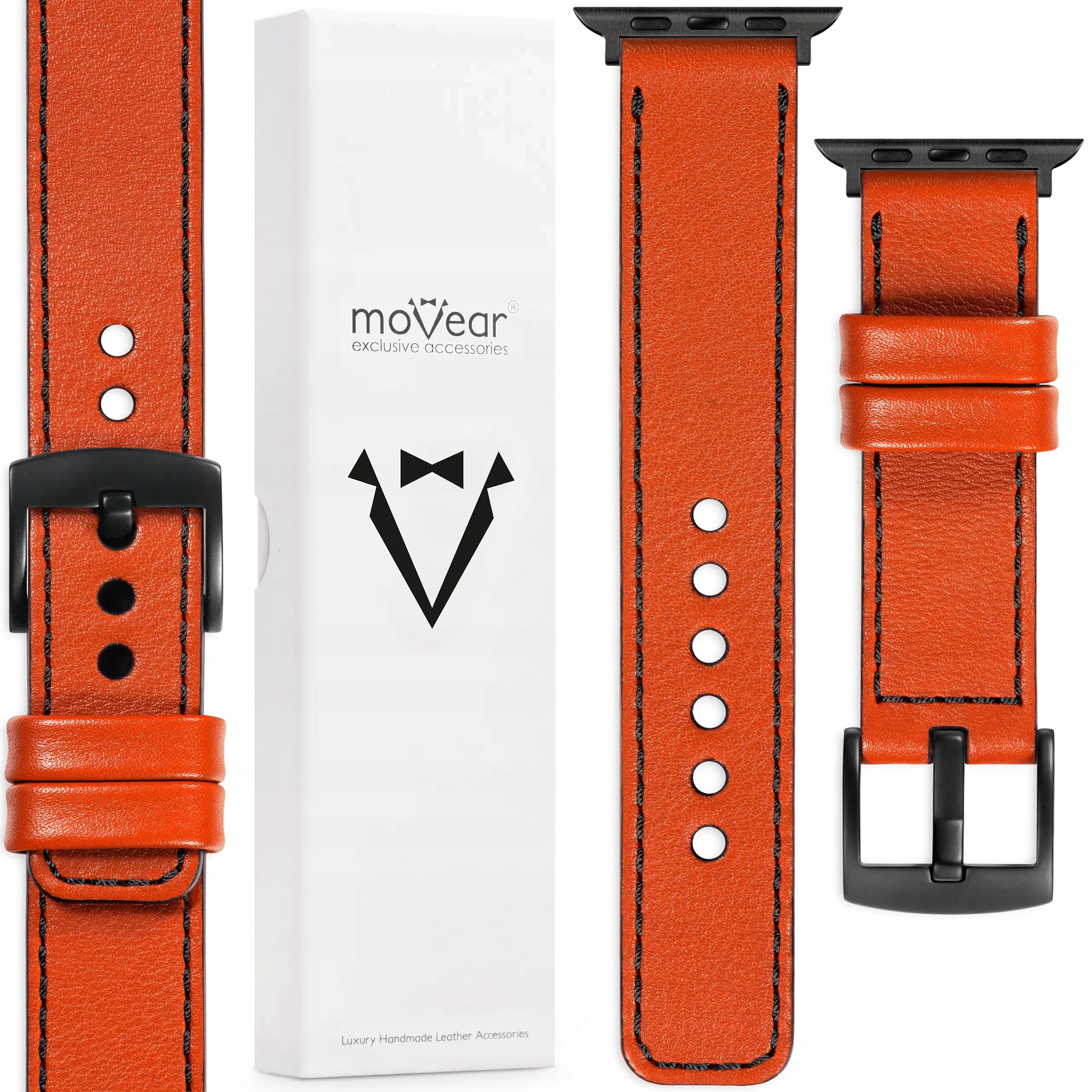 Pásek 22 mm pro Apple Watch 10 9 8 7 6 5 4-1 Se 42-40 mm kožený