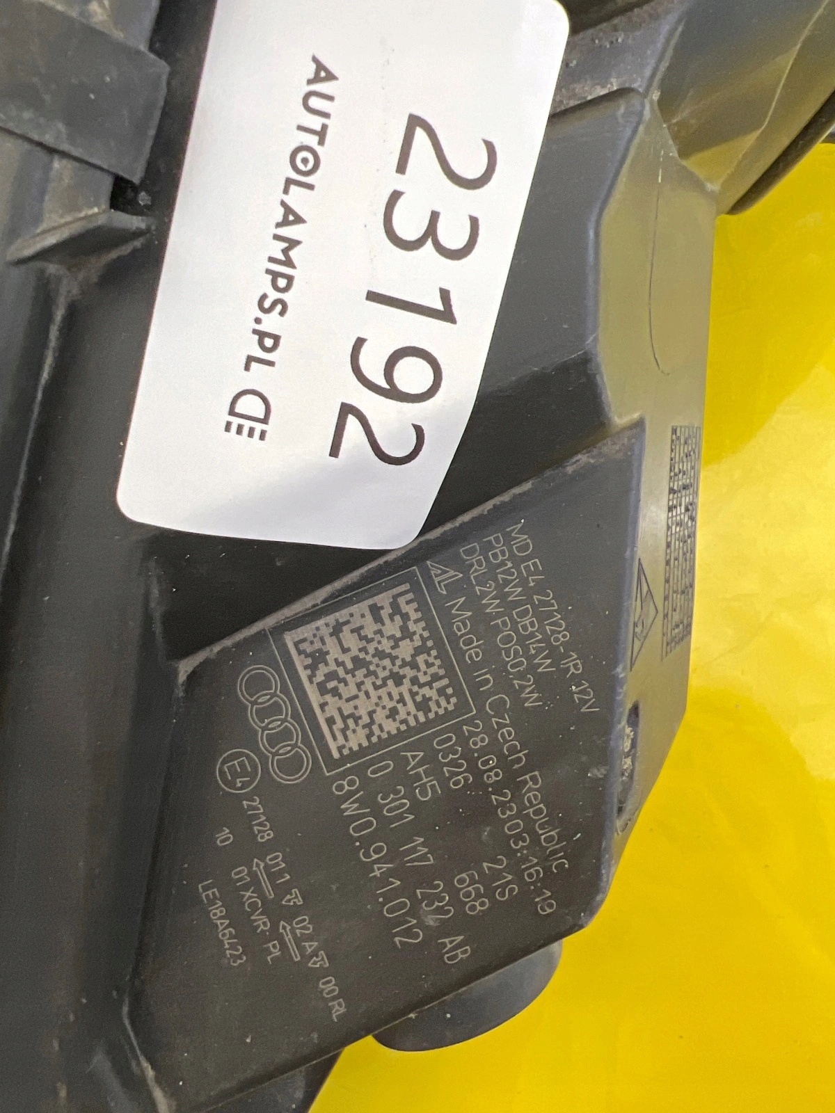 light right Audi A4 B9 Lift Full Led 8W0941012