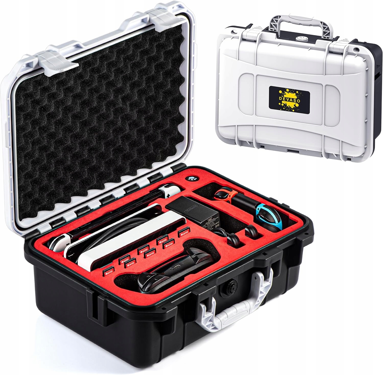 Devaso Walizka do Nintendo Switch luksusowe wodoodporne etui