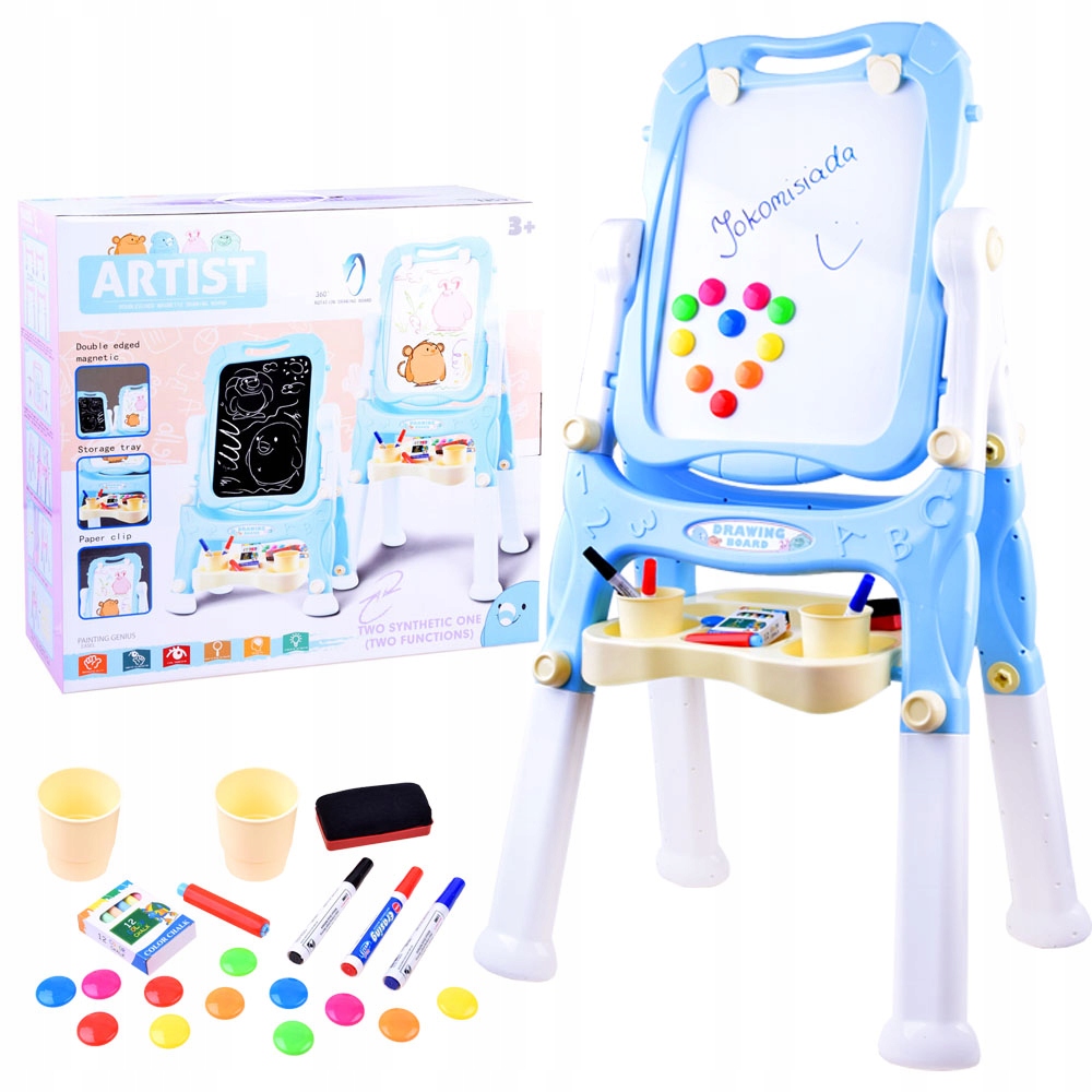 

Tablica magnetyczno kredowa pisaki kreda TA0077NI