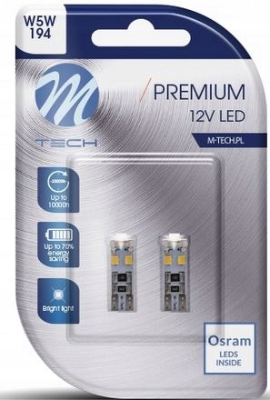 

Postojówki Led Can Bus 8 Smd Diody W5W T10 M-tech