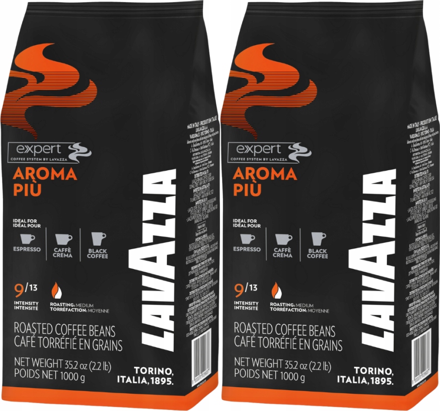 Kawa ziarnista Lavazza Expert Plus Aroma Piu 1 kg x2