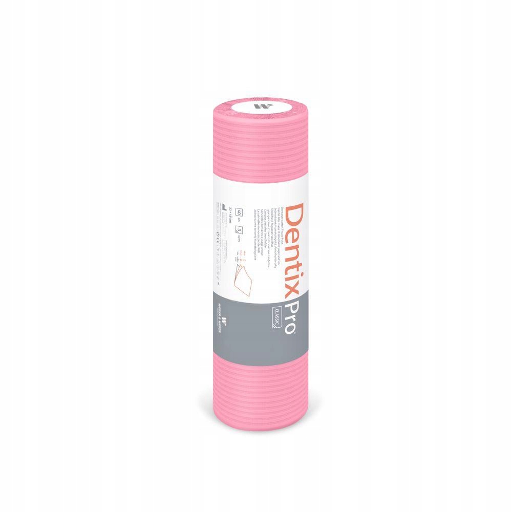 

Serwety bibułowo-foliowe Classic Rolka 40szt Pink