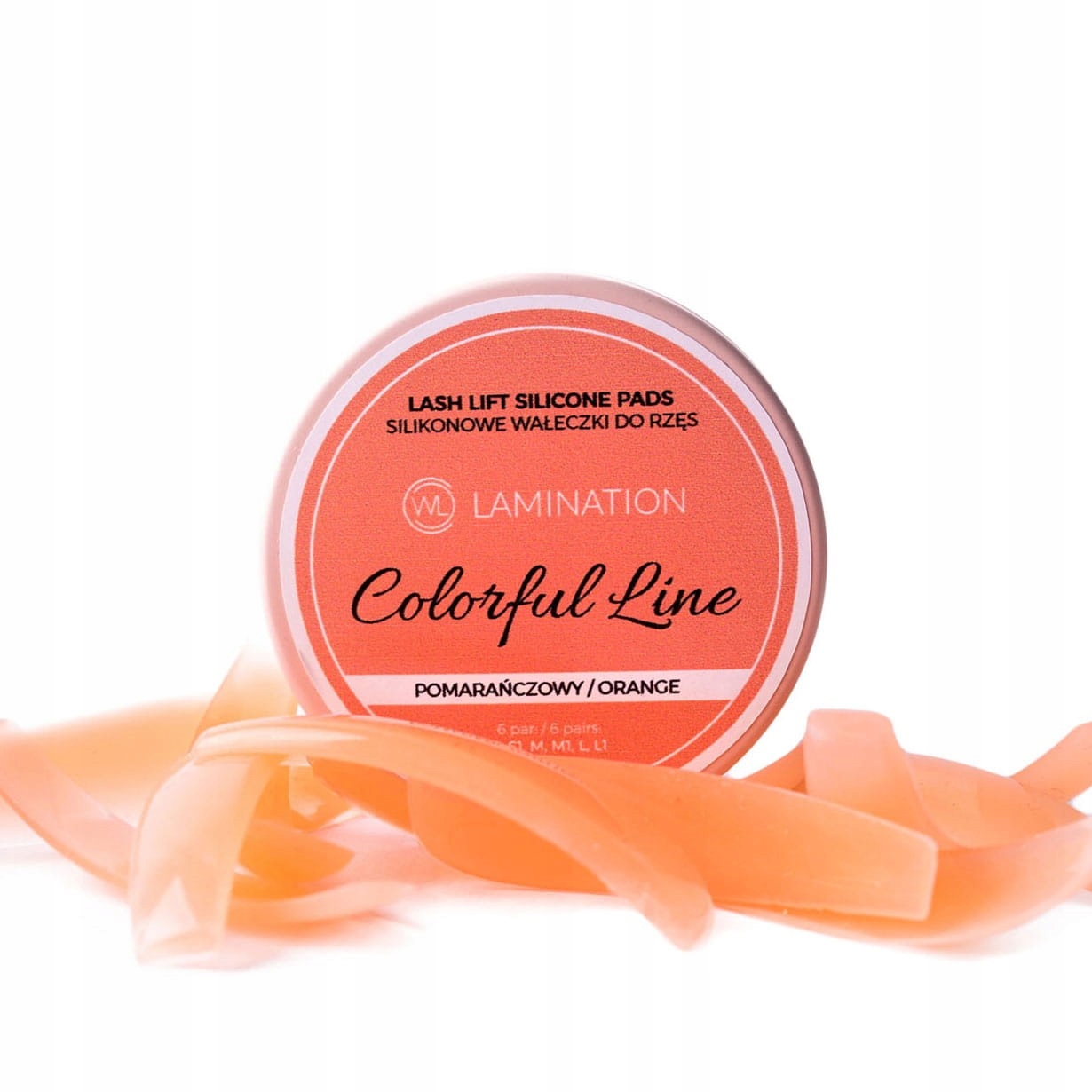 Silikonové válečky pro lifting laminace Wonder Lashes Colorful Line 6 párů