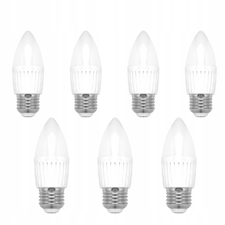 

7x Żarówka Led E27 10W 800lm 6000K Biała Zimna