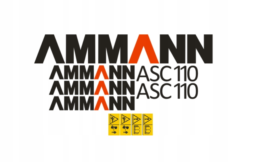Samolepky samolepka Ammann Asc 110