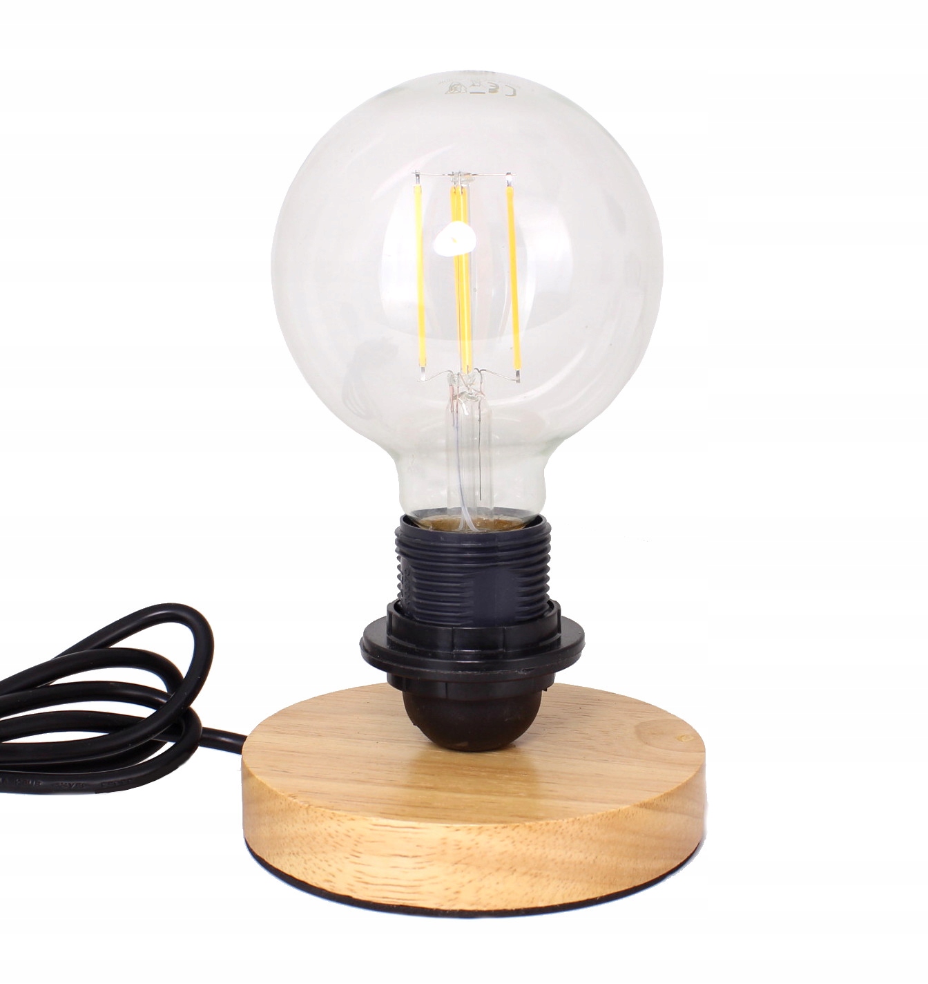 

Lampka Nocna Lampa Stołowa Boho Bambus Edison E27