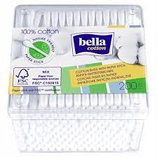 

Patyczki Higieniczne Bella 200 szt. 100% Cotton