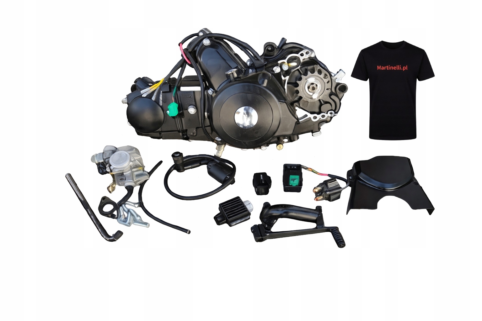 Motor 125 12 Km Poloautomat Atv Quad 1+1 Zpětný Bonus Tričko