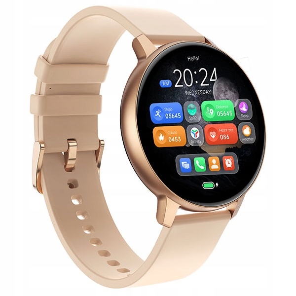 SMARTWATCH ZEGAREK DAMSKI POLSKIE MENU ROZMOWY SPORT PULS 2 PASKI AMOLED Model inny