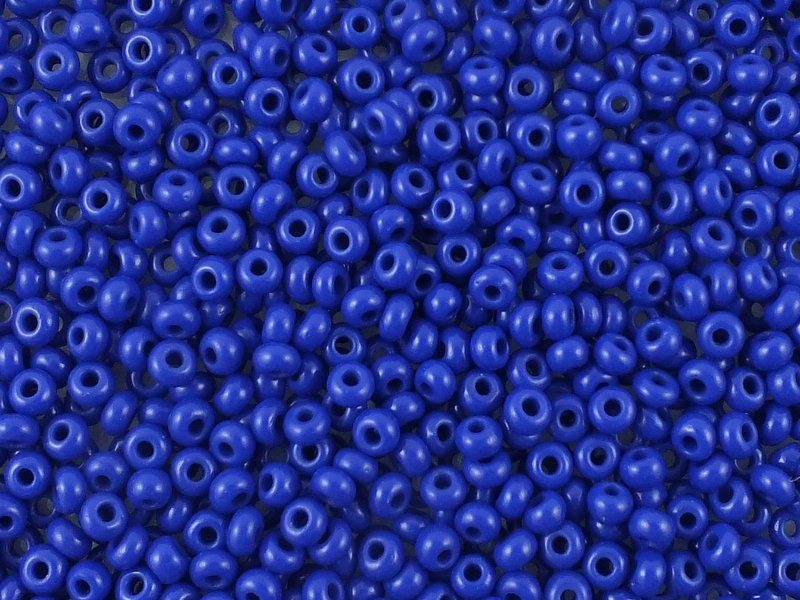 Preciosa Rocaille 8o-Opaque Navy Blue 50 g