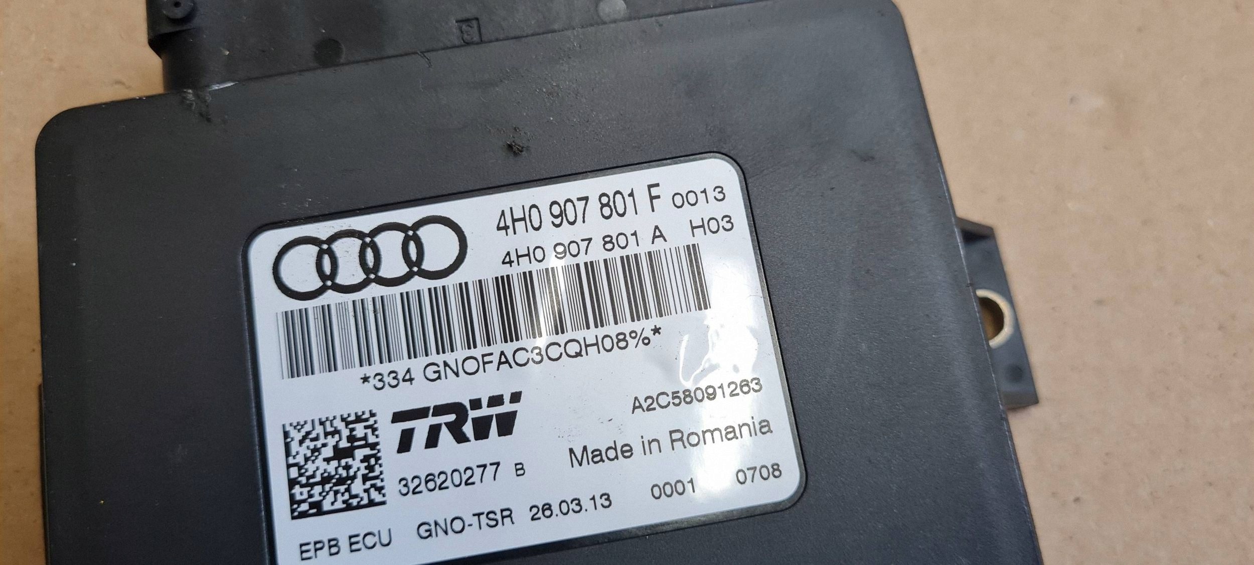 A7 4G S7 module control unit electric brake 4H0907801F A6 C7 4G