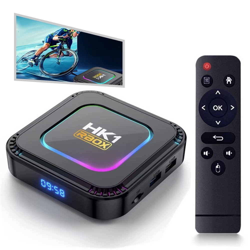 Přehrávač Multimediální 4K Android 13 Wifi 6 Bluetooth 5 Nástavec Černý