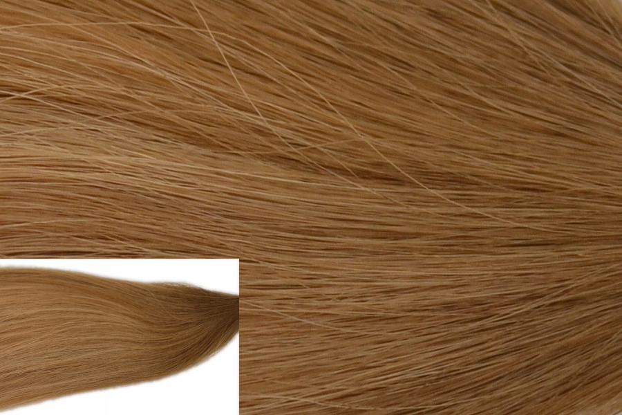 WŁOSY NATURALNE MIKRORINGI 50cm 70g BISCUIT BALAYA Marka HairMe