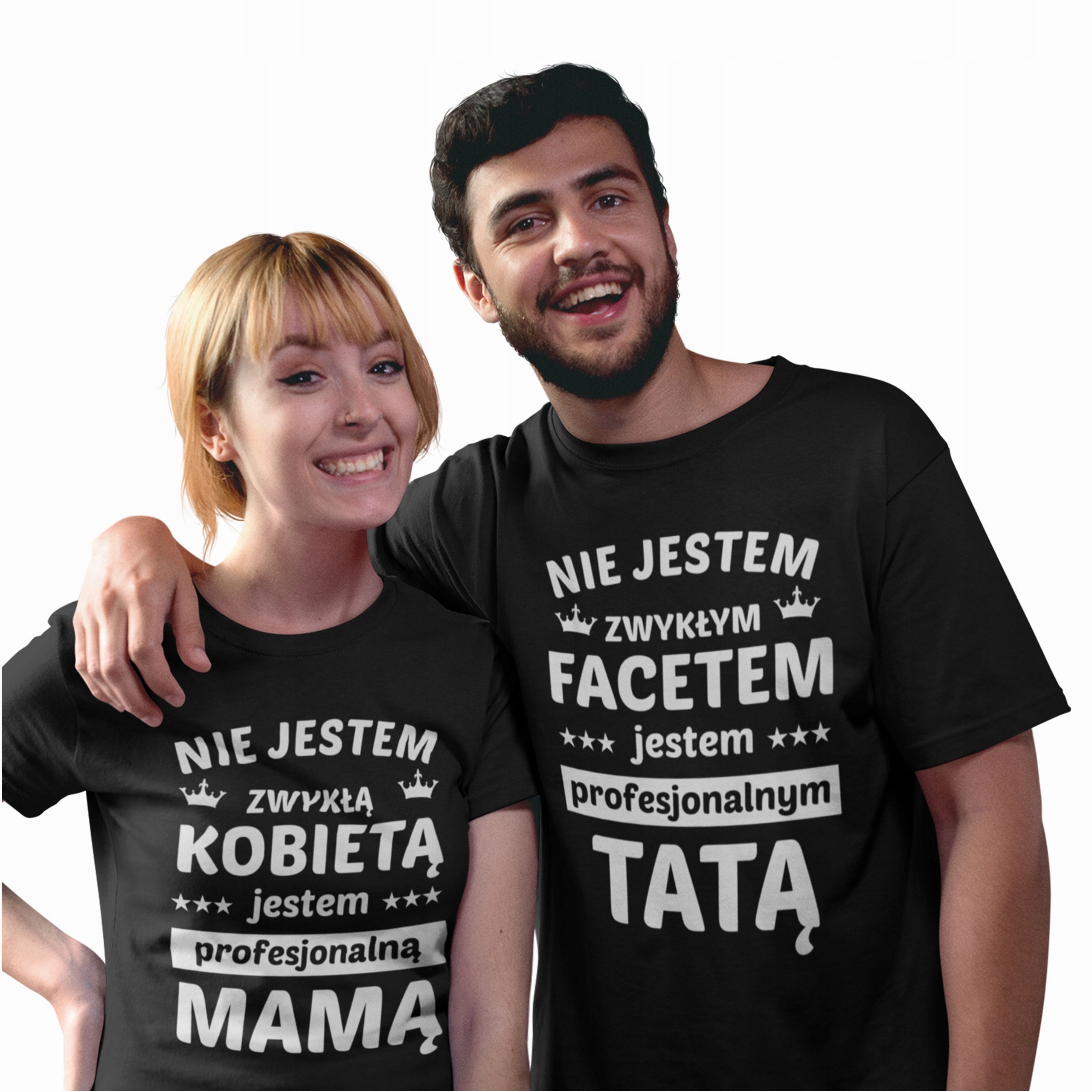 

koszulki dla rodziców dla Mamy i Taty na prezent