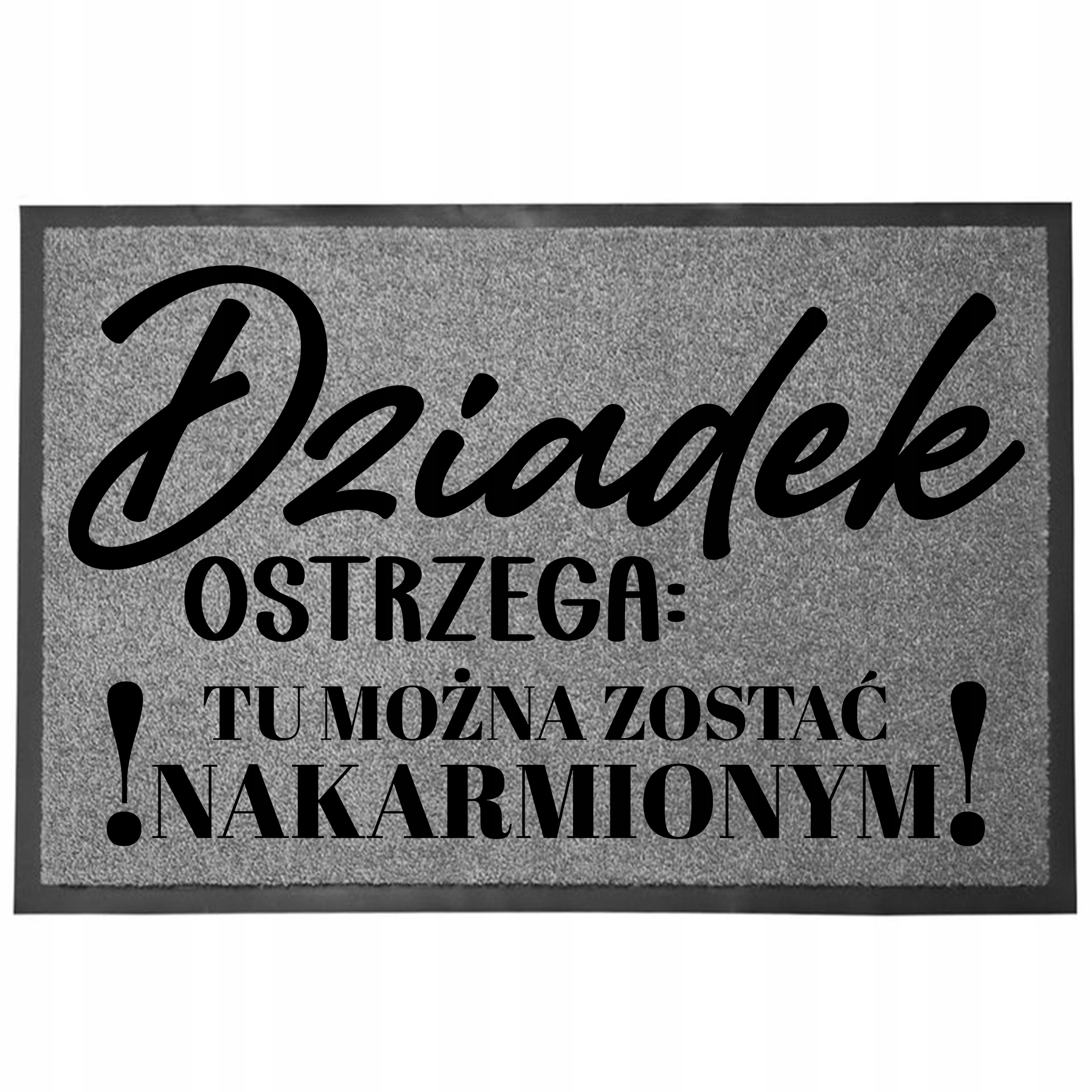 Vstupní Rohožka Šedá Dárek Ke Dni Babičky A Dědečka Krmeným