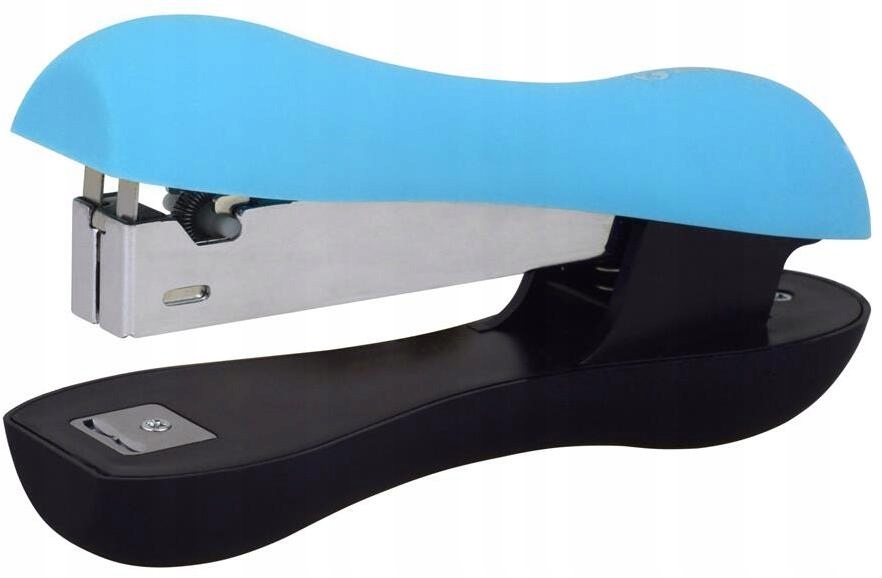 Zszywacz MemoBe Soft Touch 16k niebiesko-czarny