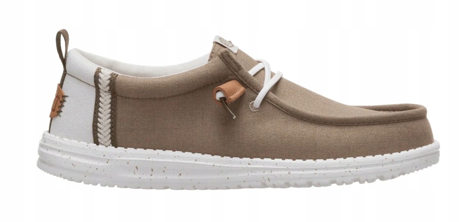Pánské boty Hey Dude Wally Summer Linen 43086-2KR vel. 40 Hnědá