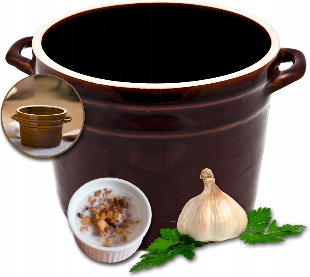 КЕРАМИЧЕСКИЙ ГОРШОК БАРРЕЛЬ КЕРАМОГРАНИТ ДЛЯ СОЛЕНОГО САЛА КЕРАМИКА 1Л