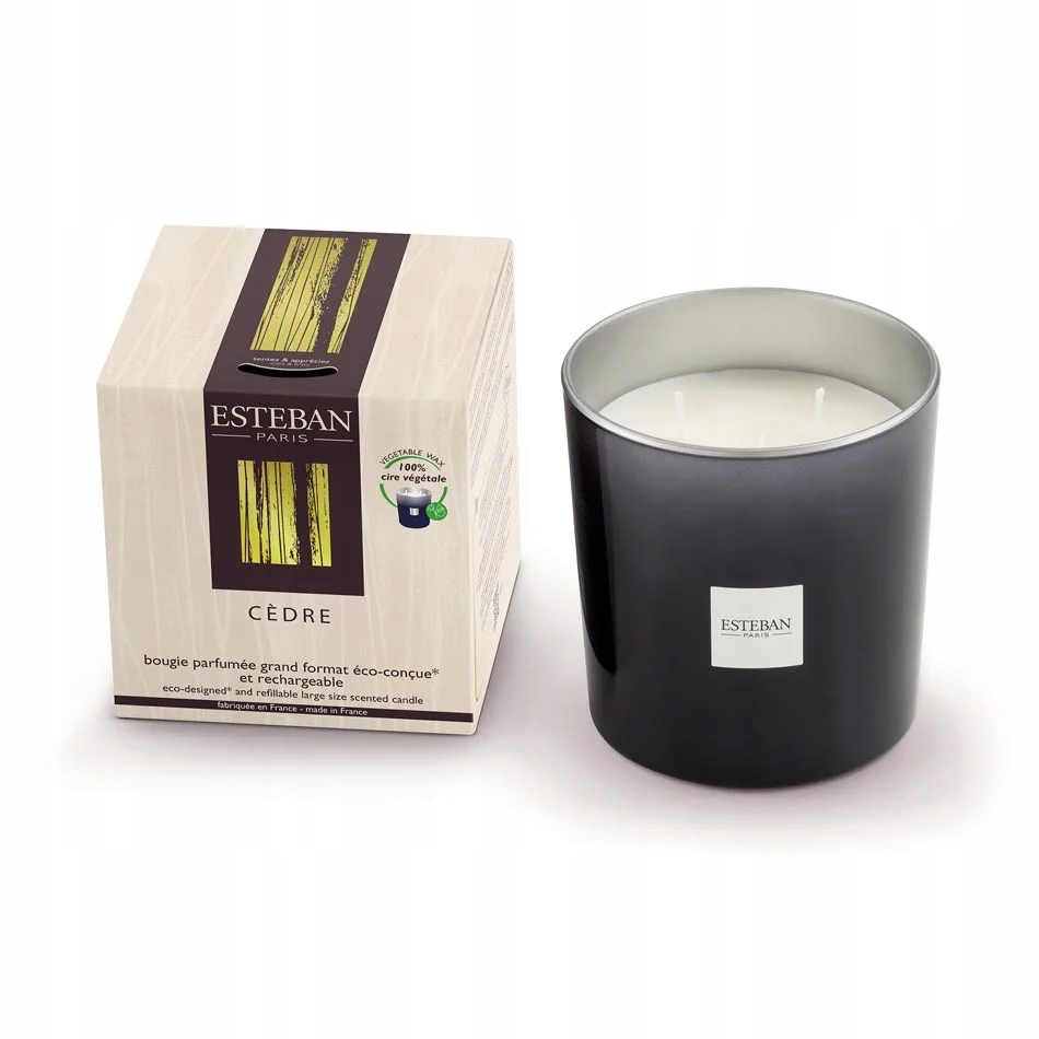 steban Paris Vonná sviečka 450 g Vôňa Cedre