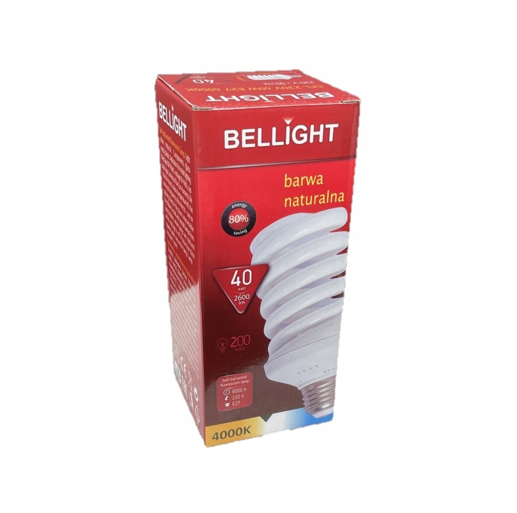 

Żarówka Energooszczędna Clf T2 Spiral 40w e27 4000