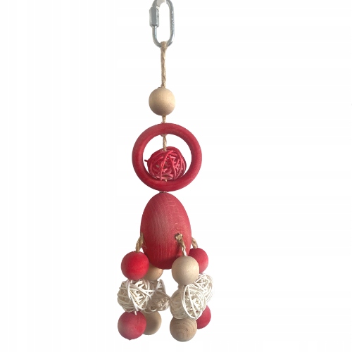 Levně Papouščí vejce Dřevěná, nápaditá hračka pro všechny papoušky