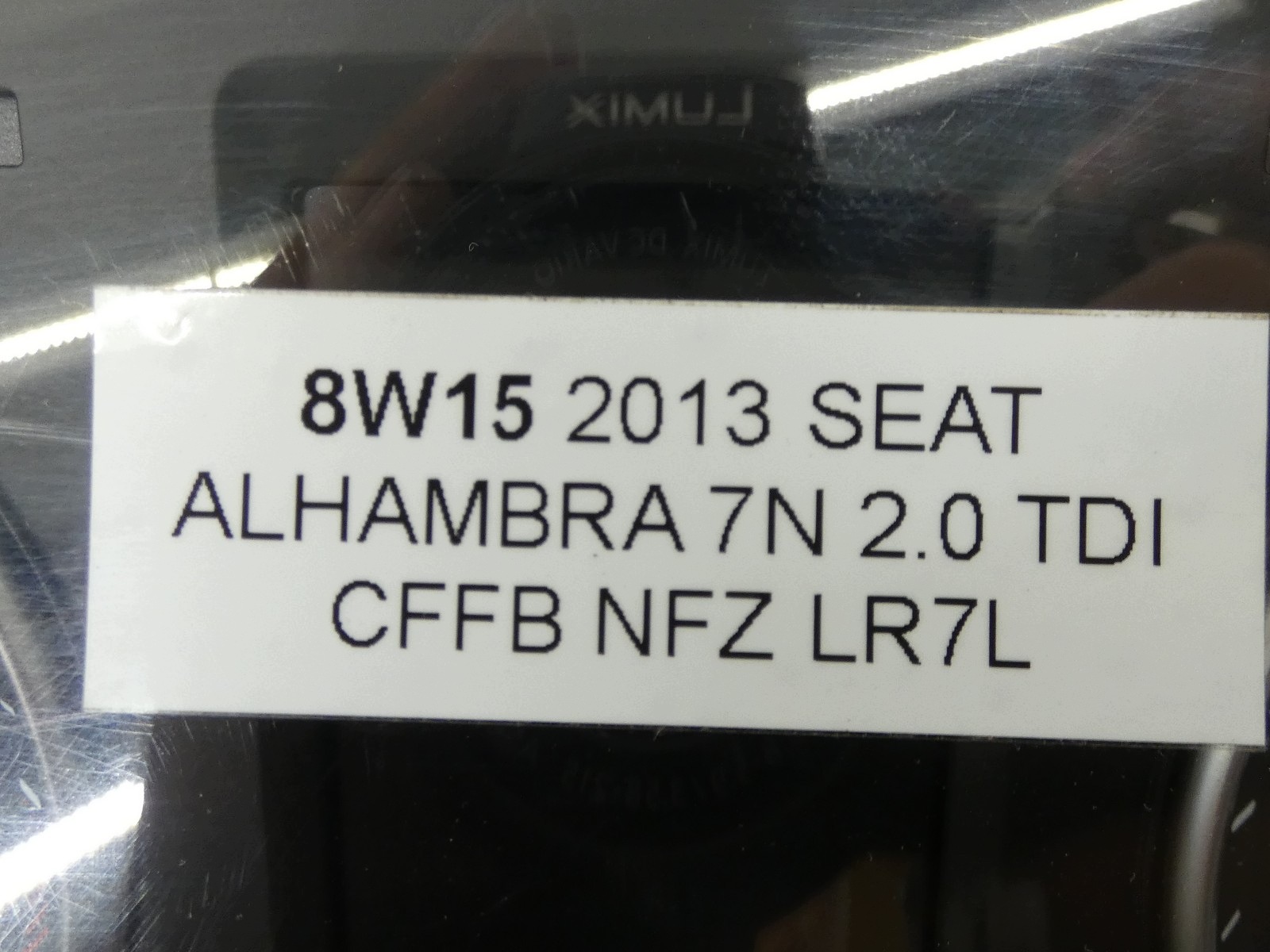 dials clock dials display SEAT ALHAMBRA II 2.0 TDI CFF 7N5920970J