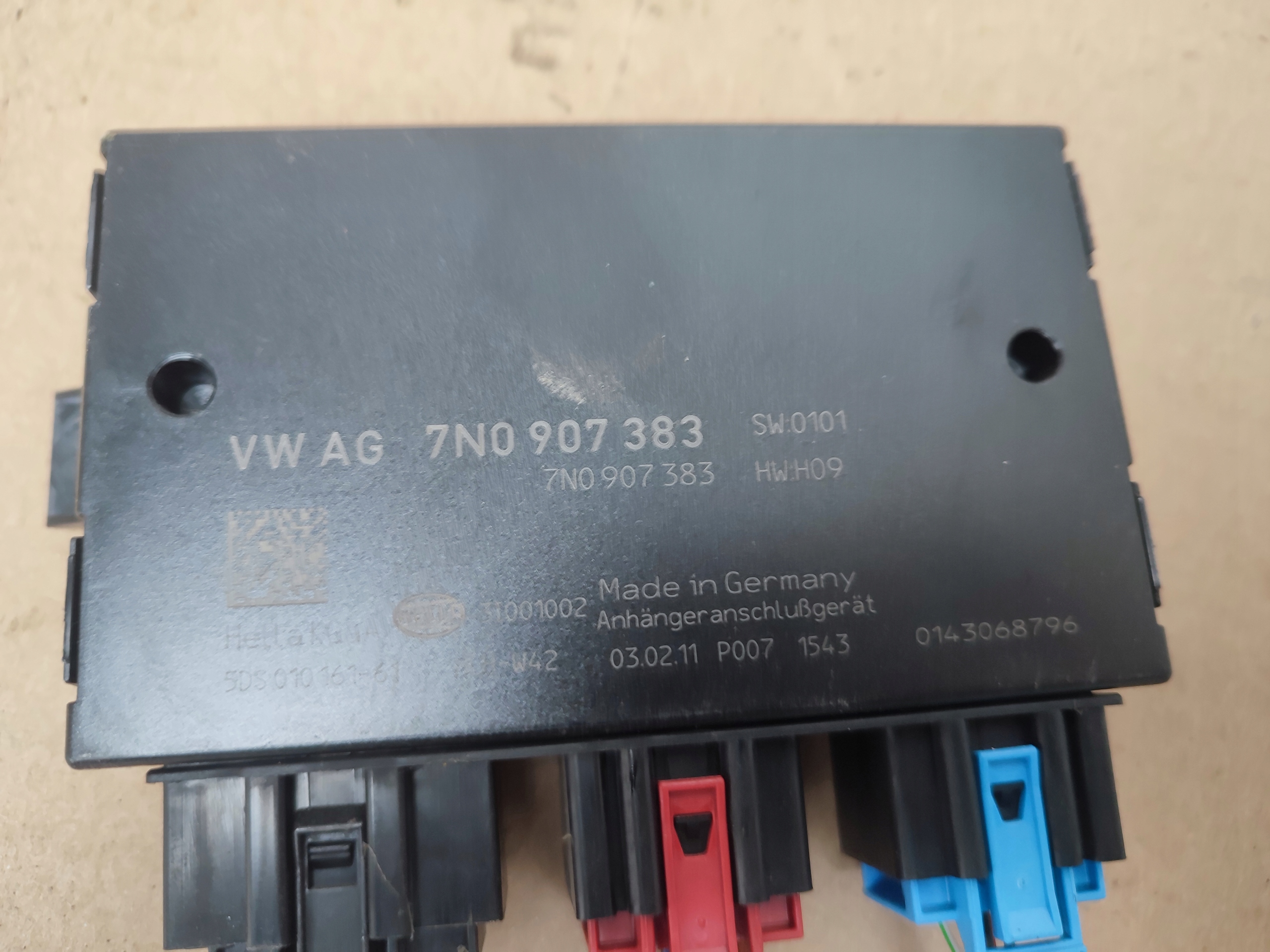 control unit module HAKA VW PASSAT B7 SHARAN II 10-22 7N0907383