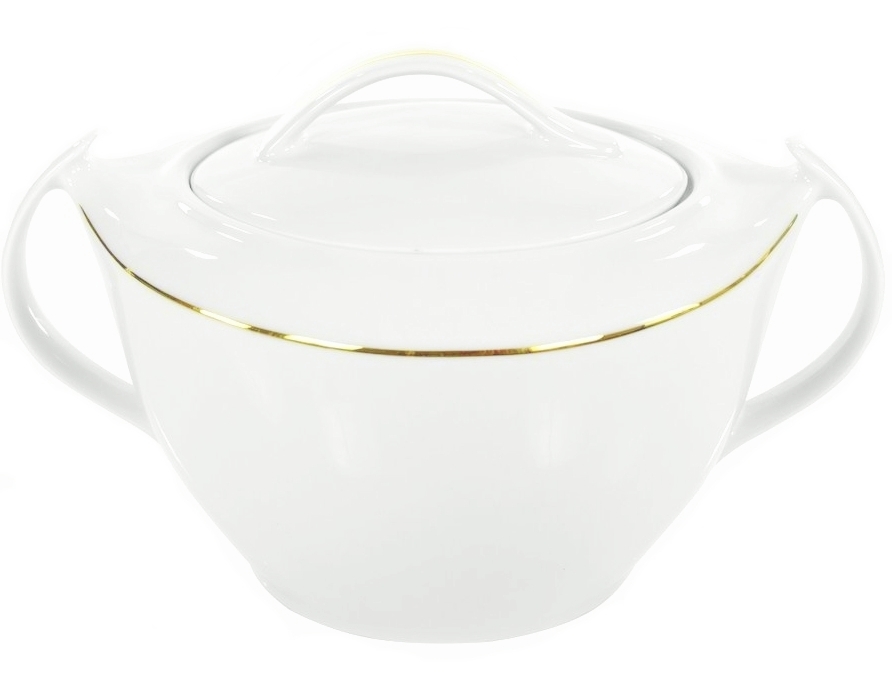 3603 Zestaw Obiadowo-kawowy 12/84 Złota Linia Akcent Porcelana Chodzież N