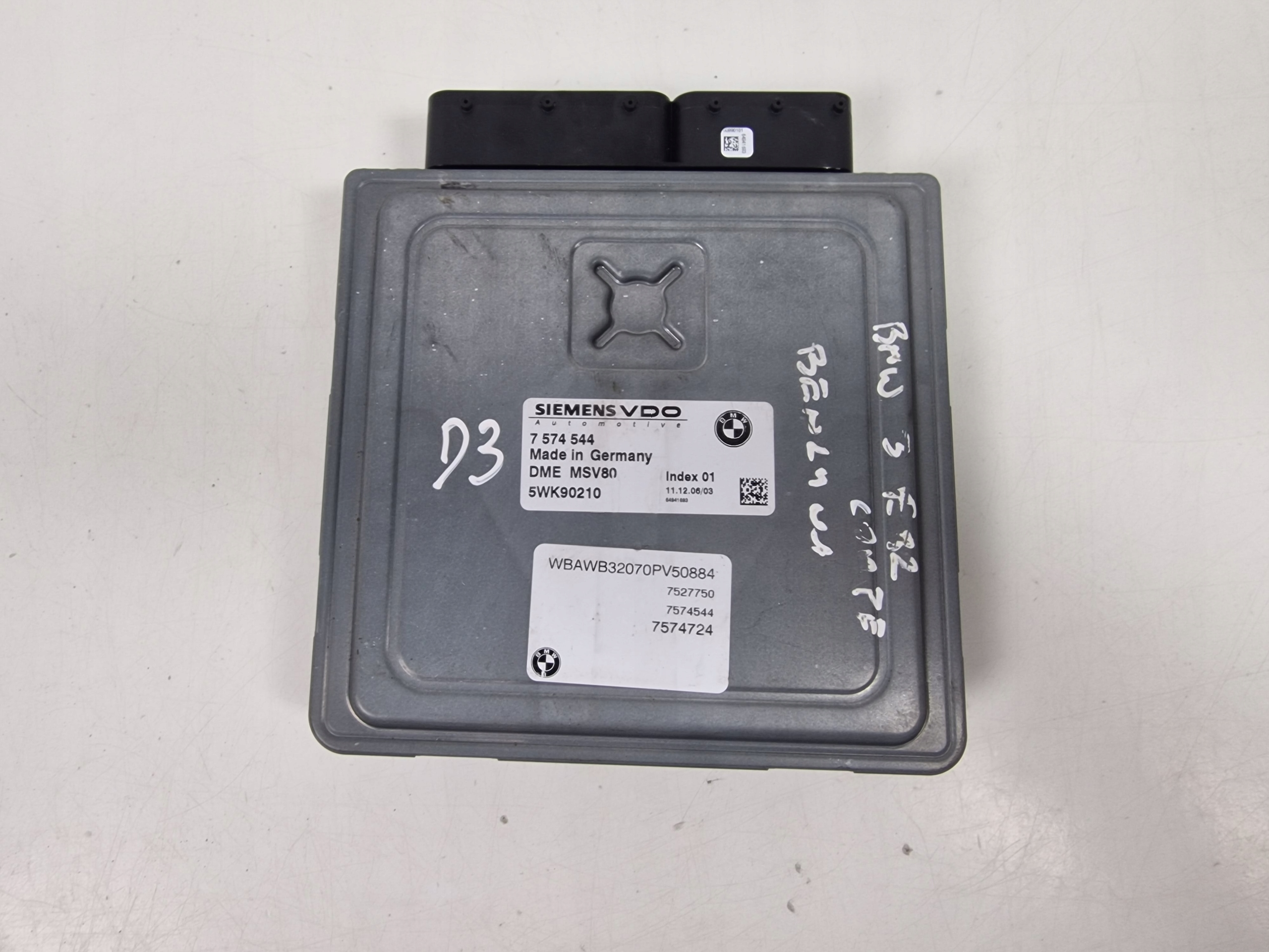 BMW E90 E91 E92 computer 7527750 7574724 7574544