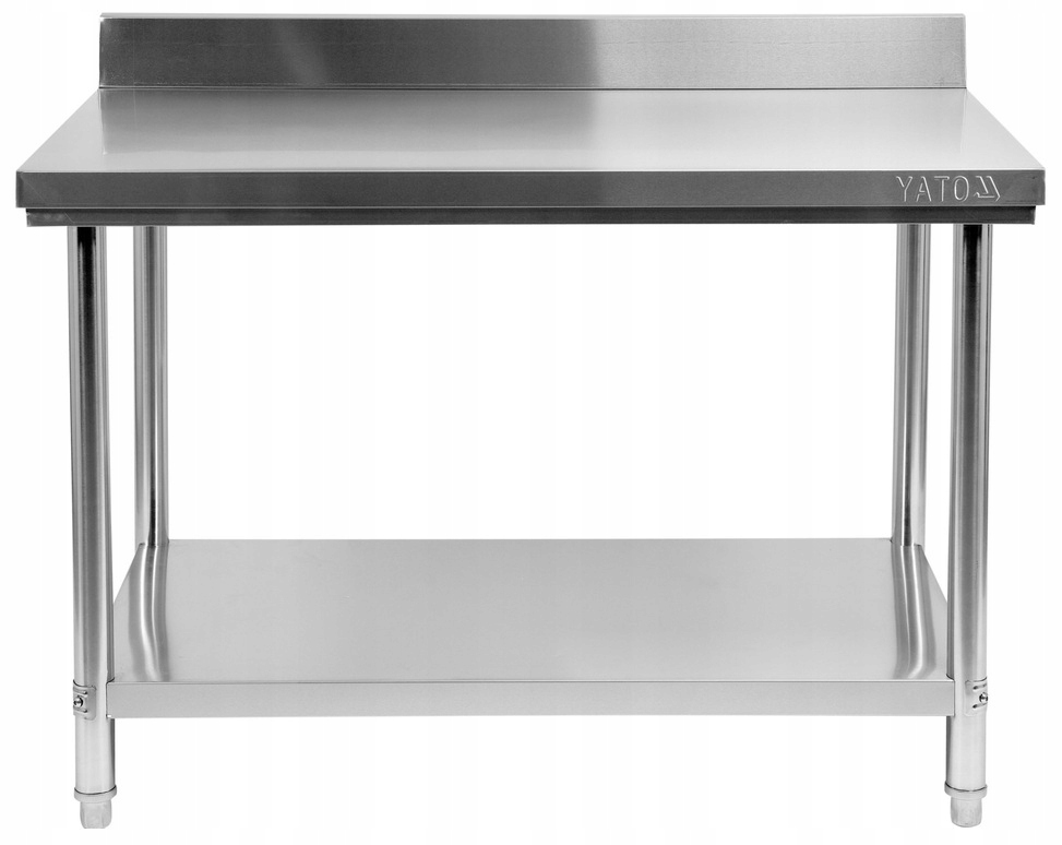 Stół gastronomiczny składany z półką i rantem 120x70x85 cm Yato YG-09032