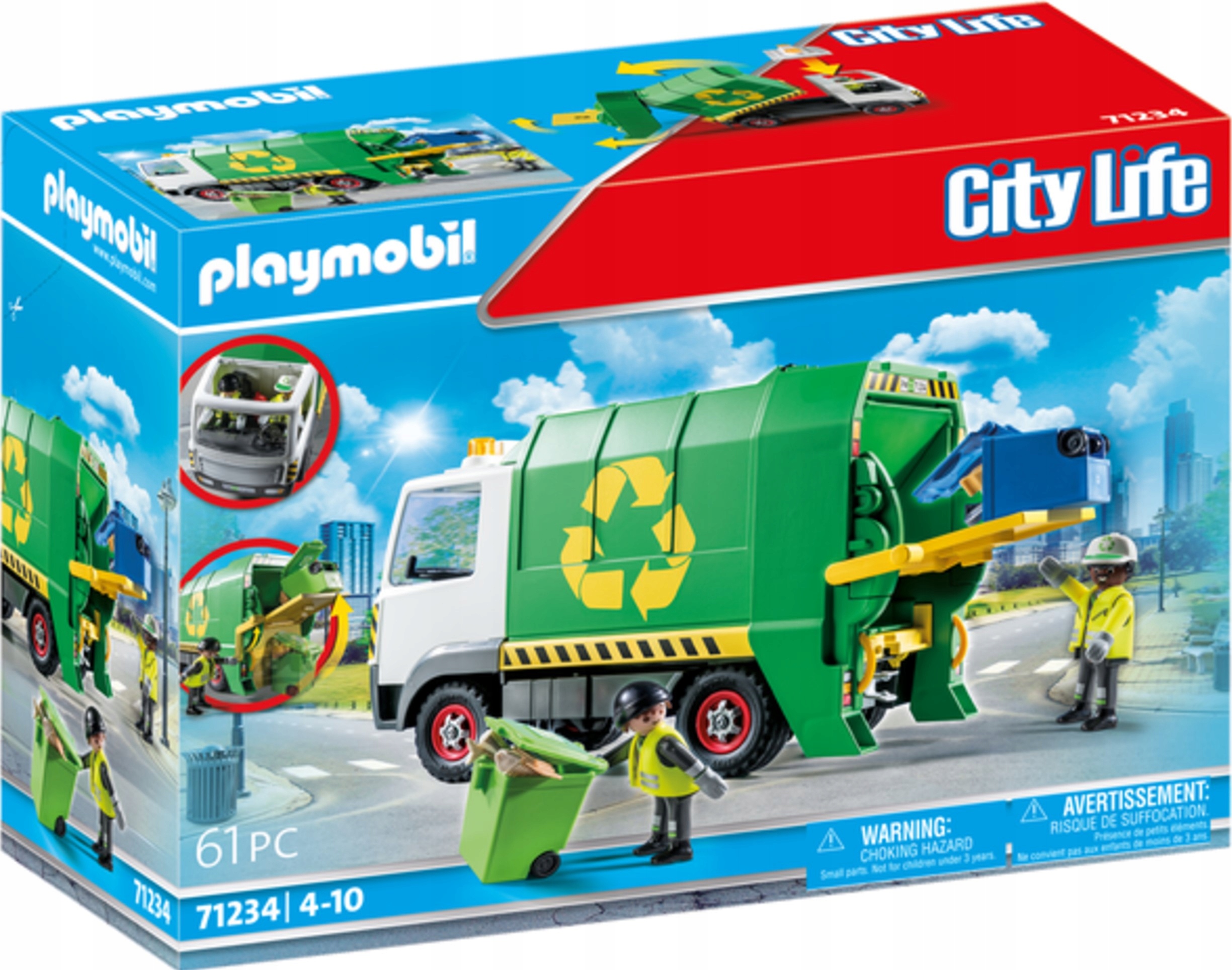 

Playmobil Śmieciarka Recyklingowa City Life 71234