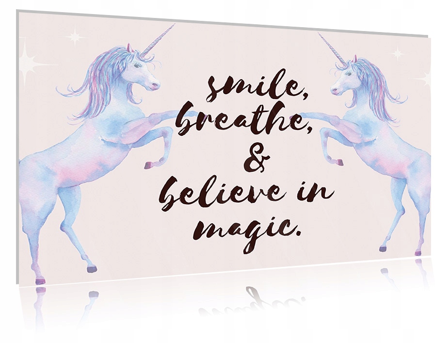 

Obraz szklany na szkle Jednorożec 03 30x20