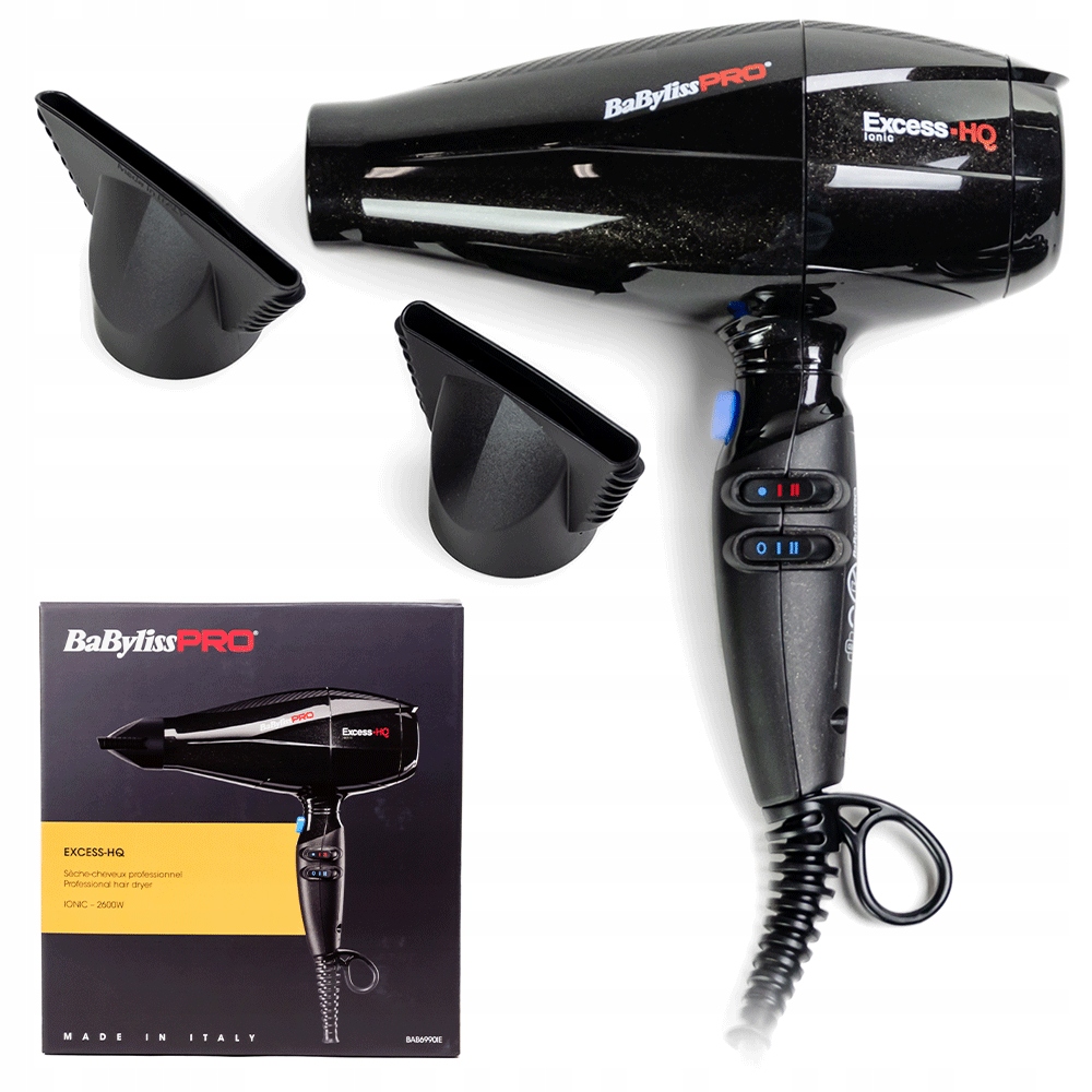 Suszarka do włosów Babyliss Pro Excess Hq BAB6990IE 2600W Jonizacja
