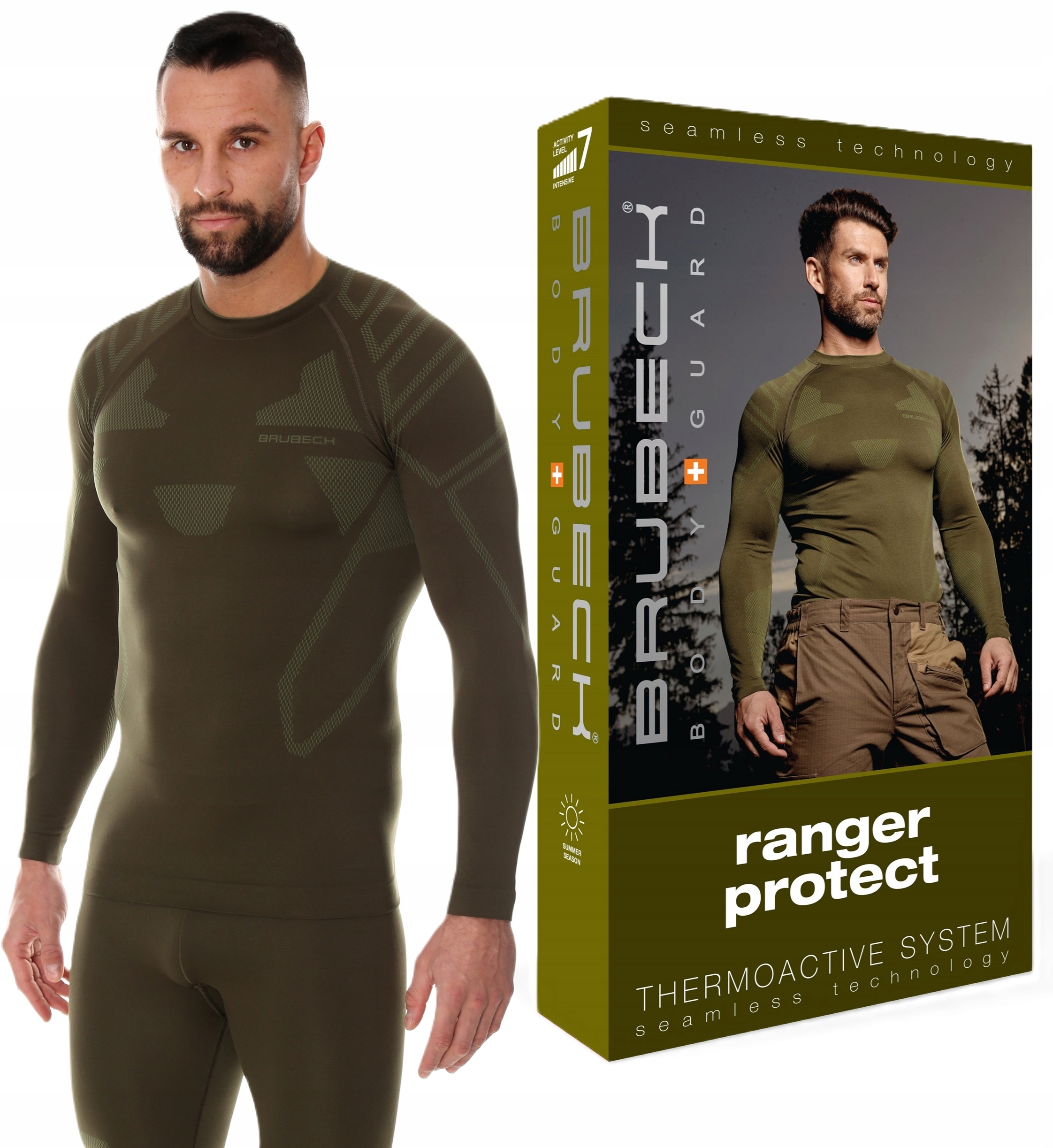 Ranger Men Koszulka Termoaktywna Dla Leśnika -XL