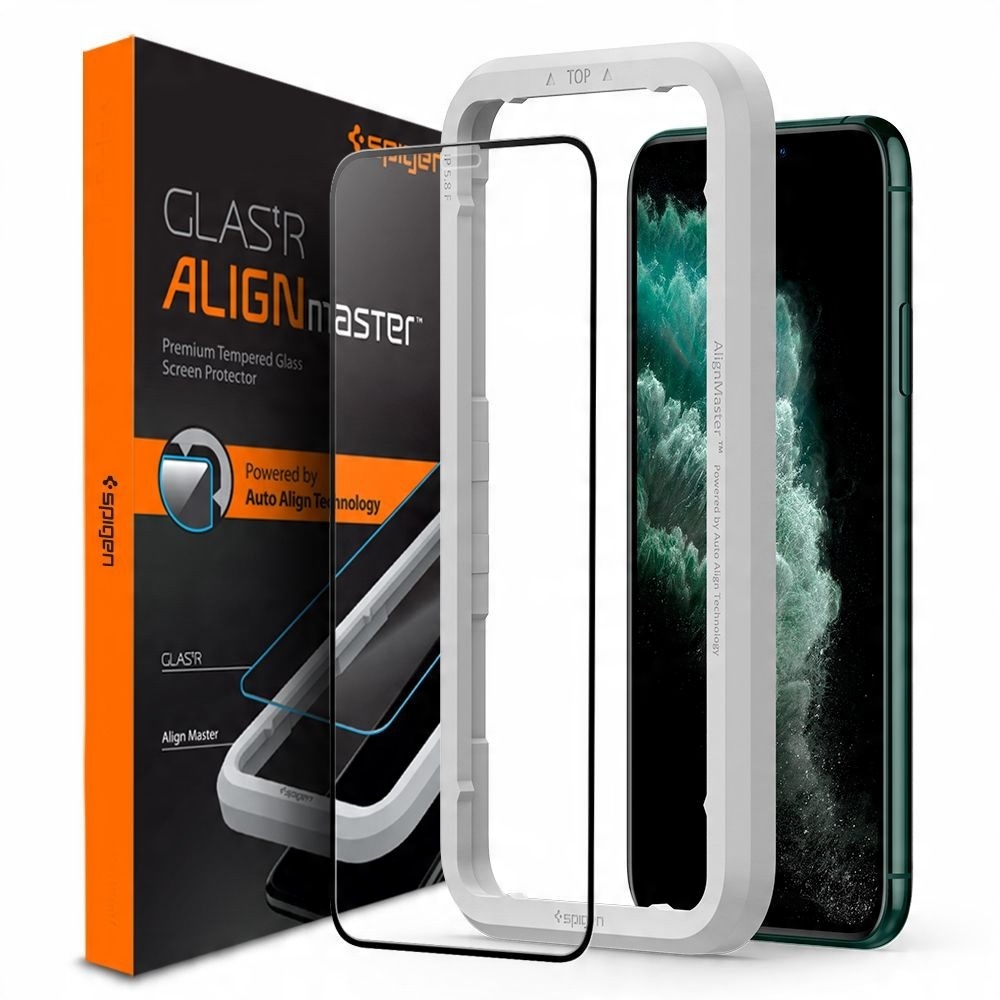 

Szkło Hartowane Spigen Ramka Do iPhone 11 Pro