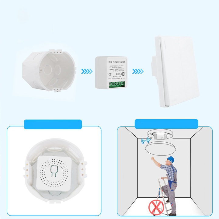 PRZEKAŹNIK WIFI TUYA SMART 16A DOPUSZKOWY DO DOMU Zasilanie sieciowe