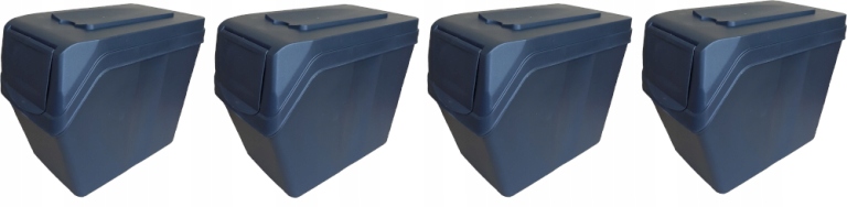 

Zestaw pojemników do segregacji śmieci 4x20L