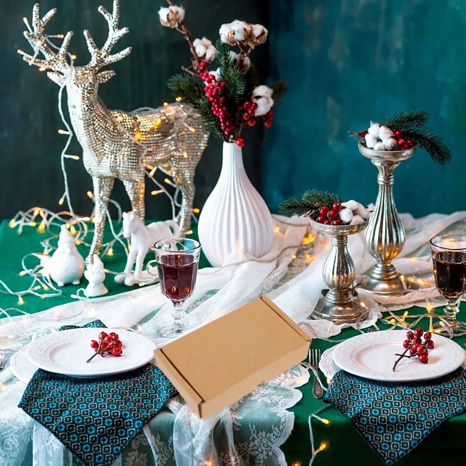 sztuk Małe dostawy pudełka Kartonowe pudełko Wysokość 1 cm