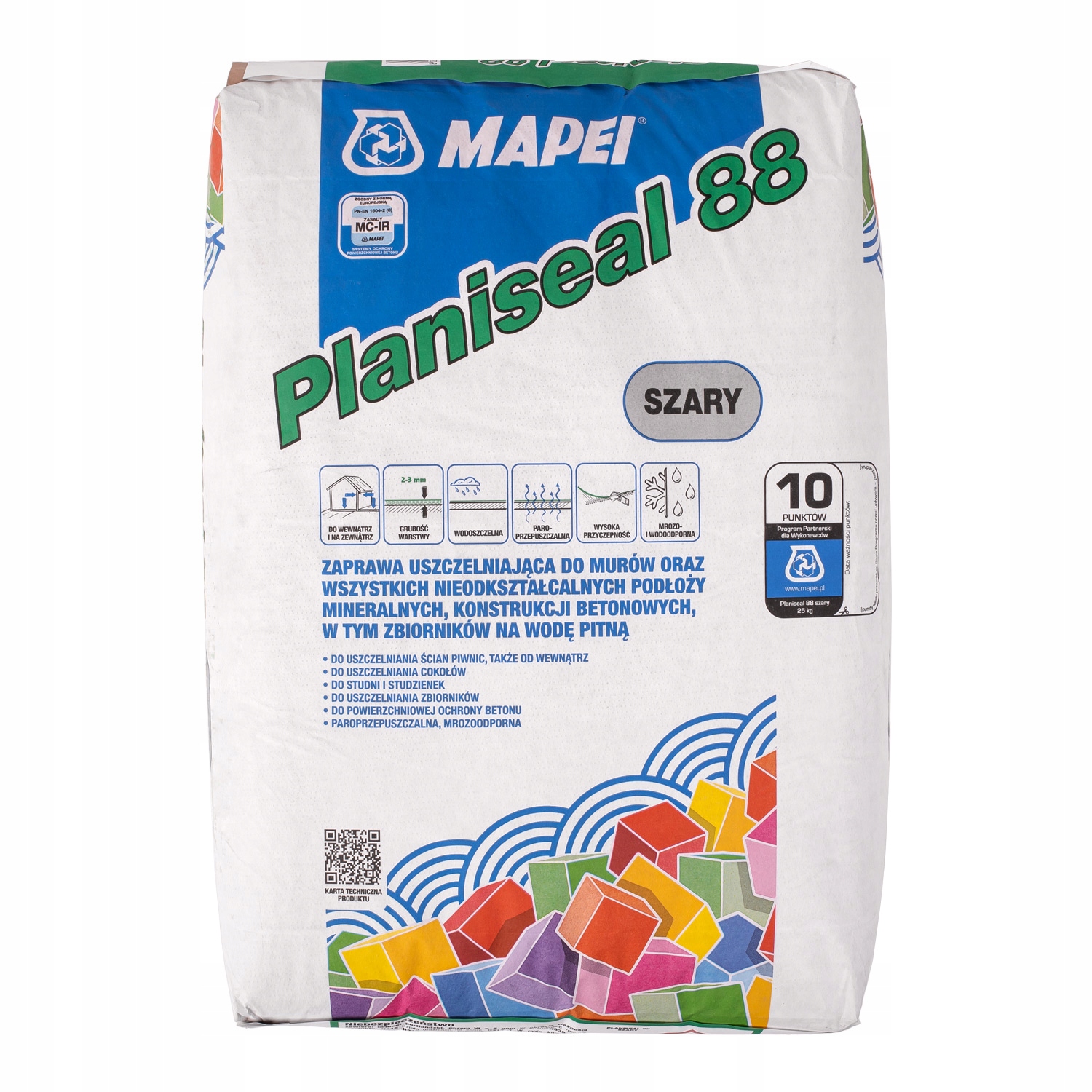

Zaprawa cementowa Mapei Planiseal 88 25kg