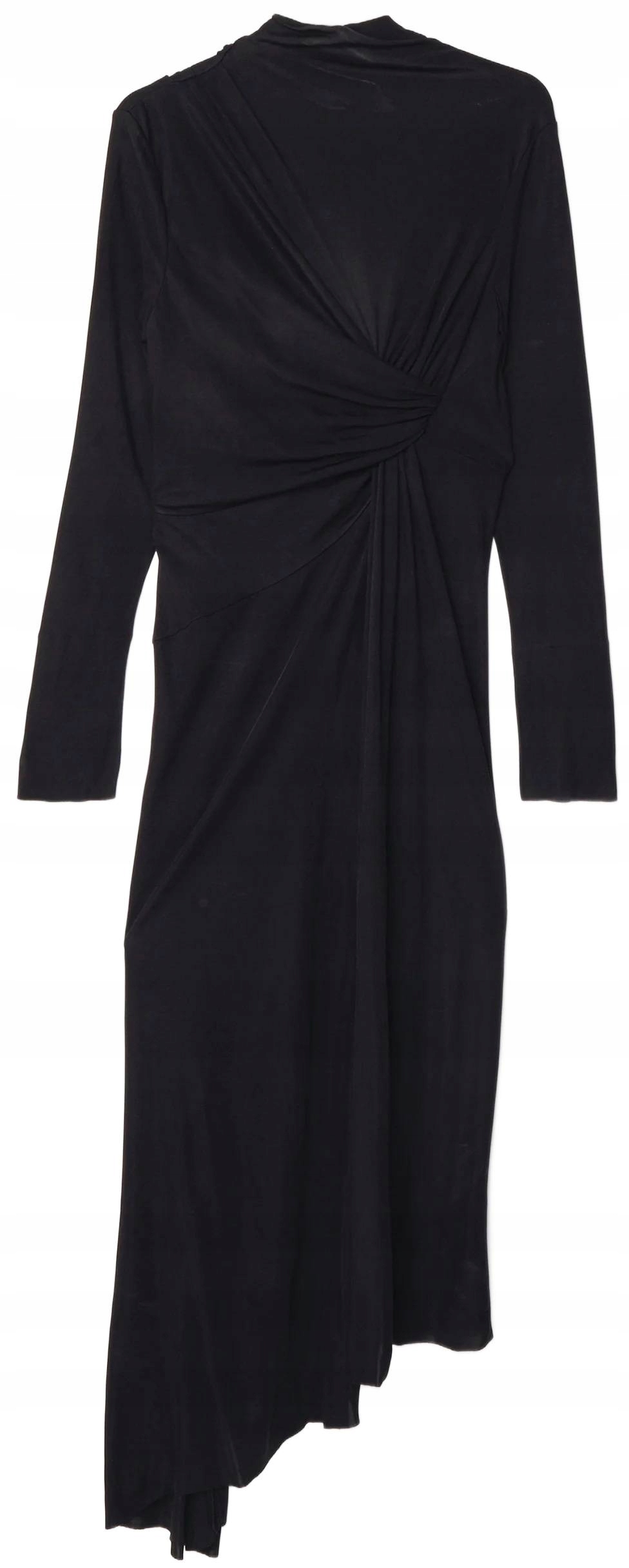 Victoria Beckham Fluid Drape Černá Šaty z žerzeje vel. 32