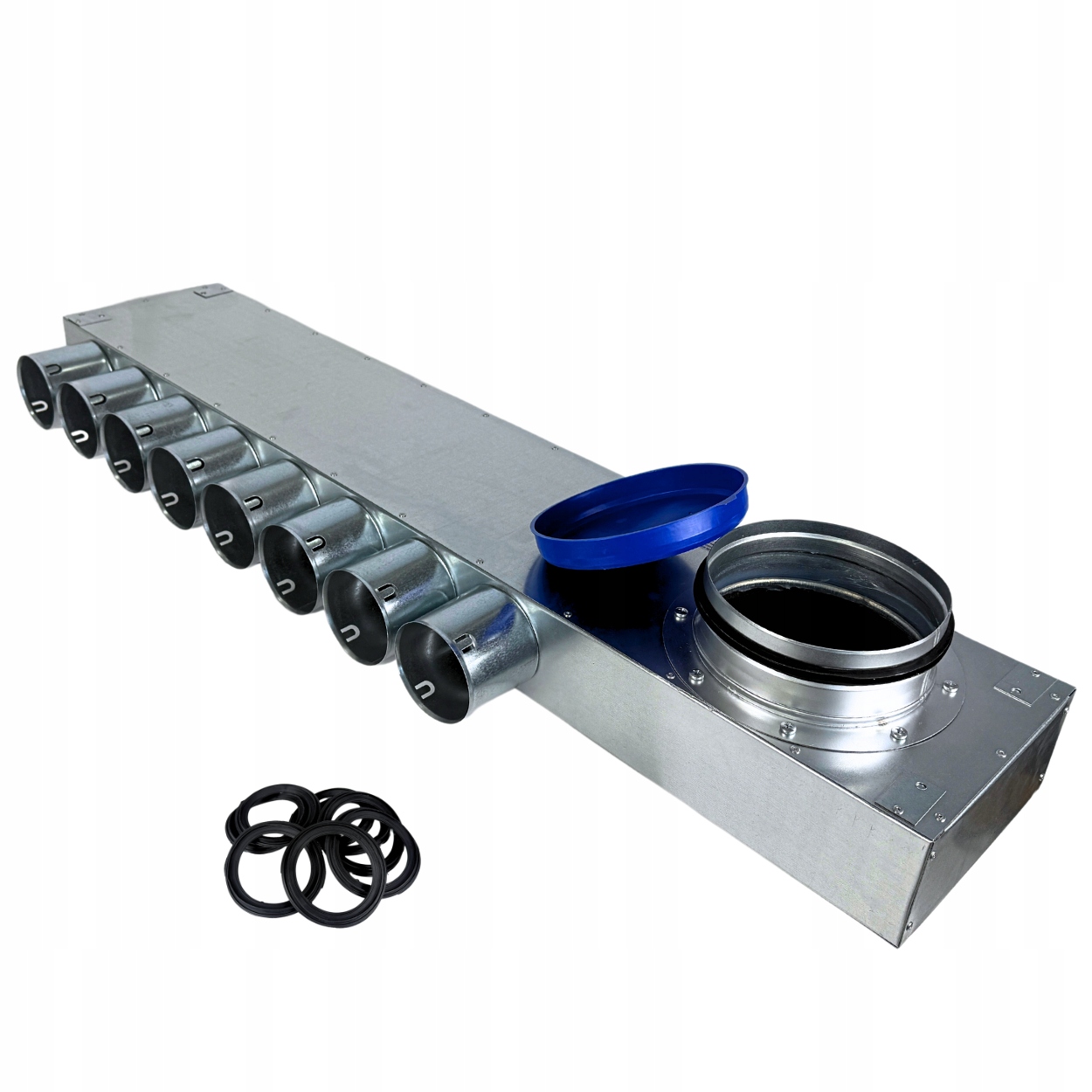 Ventilační rozdělovač 8x75 fi 160 Rekuperace fi 75